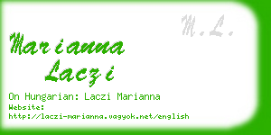 marianna laczi business card